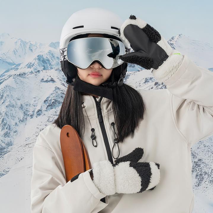 Produktbild Qunature The others Panda Ski Gloves for Kids and Adults Size S - Black/White (S)