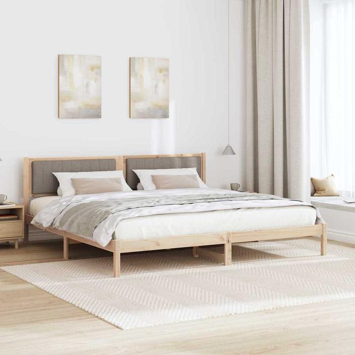 Image du produit vidaXL Holz-Bettgestell (200 x 200 cm)