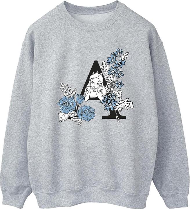 Immagine prodotto Disney Felpa Donna/Ladies Alice In Wonderland Lettera A (L)