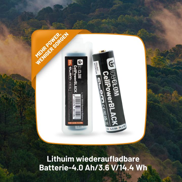 Produktbild ICUserver ICU CellPower Schwarz Spezial-Akku NiMH 4000 mAh 1.2 V 1 St. (1 Stk., 18650, 4000 mAh)