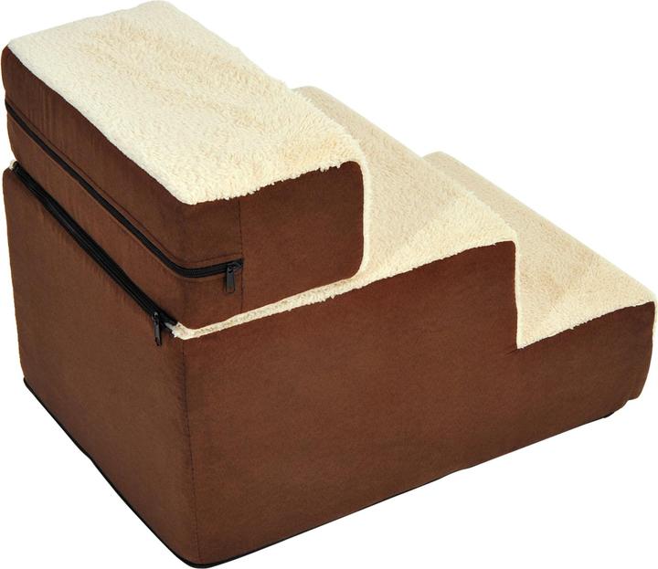 Actual product image PawHut Dog stairs with plush (Dog)