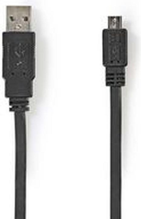 Produktbild Nedis Flachkabel USB 2.0 A Stecker - Micro B Stecker 1.0 m (1 m, USB 2.0)
