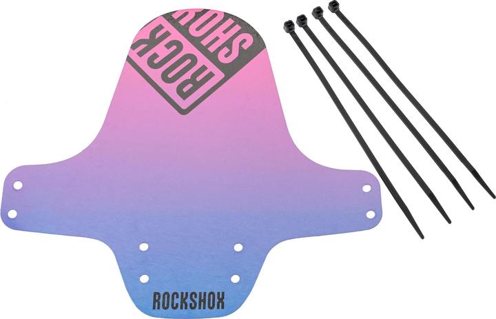 Pink verlaufend, Schwarz/Blau