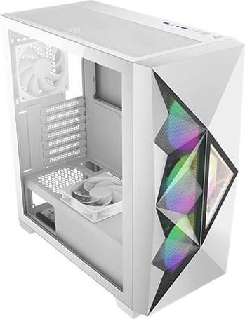 Actual product image Antec Geh Gamer Dark Fleet DF800 FLUX Midi Tower white retail (ATX, Mini-ITX)
