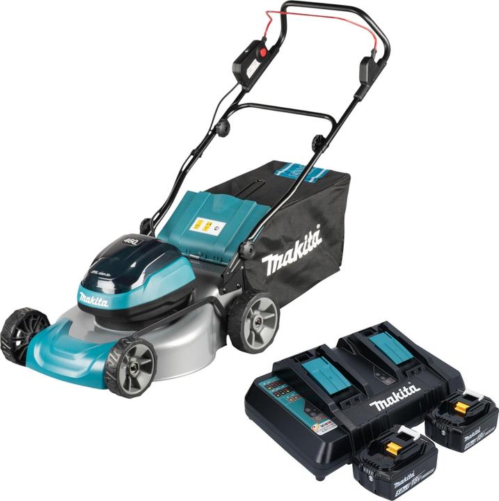Image du produit Makita DLM466PT2 Akku-Rasenmäher 2x18V (Fonctionnement sur batterie)