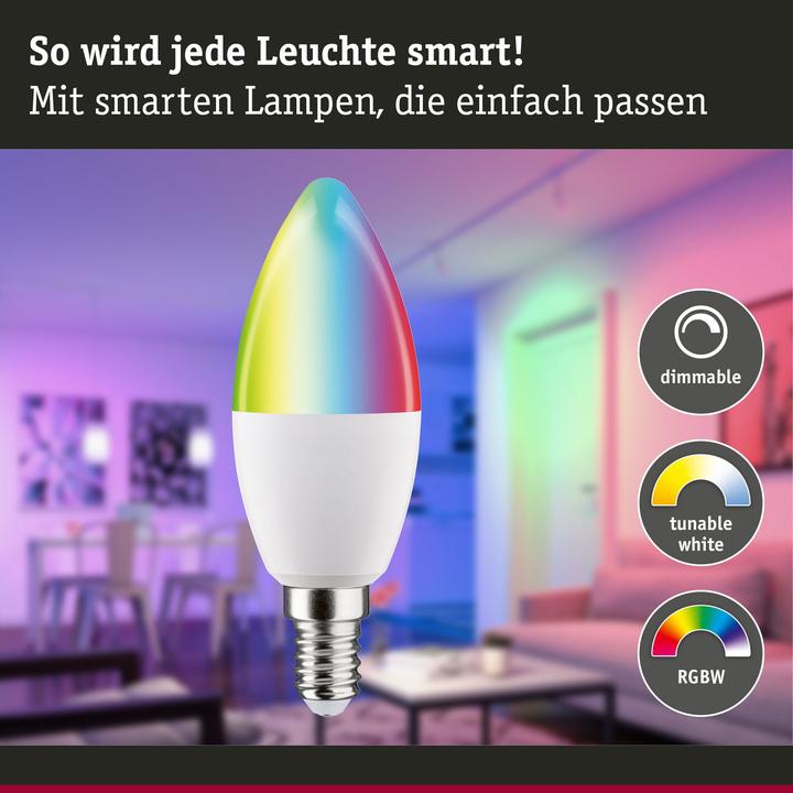 Produktbild Paulmann Kerze Zigbee Filament (E14, 5 W, 470 lm, 1 x, F)