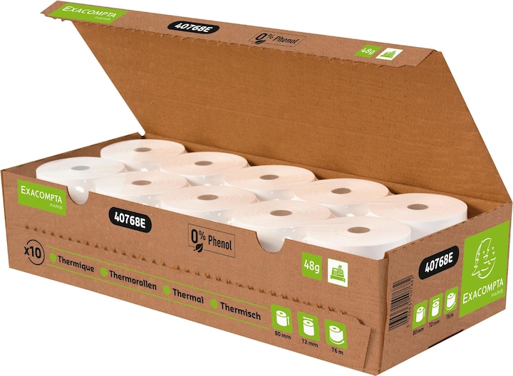 Productafbeelding Exacompta Thermische rol plasticvrij