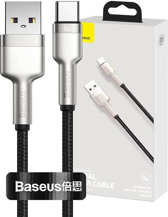 Produktbild Baseus USB A — USB C (0.25 m, USB 2.0, 66 W)