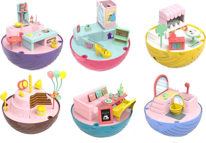 Produktbild Toi-Toys Mini-Spielset „Haus im Ball“.