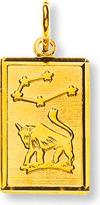 Image du produit Natsumi Schmuck Pendentif Signe du zodiaque Taureau en or jaune 18K/750 (750/18 K Or jaune)