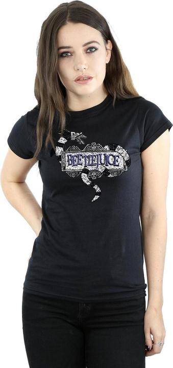 Produktbild Beetlejuice Sandwurm Logo TShirt aus Baumwolle (L)