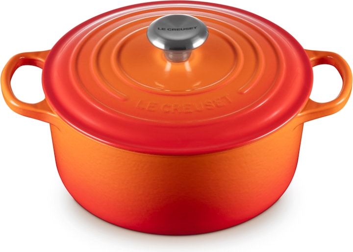 Le Creuset Signature (24 cm, Bräter + Schmortopf, Gusseisen)