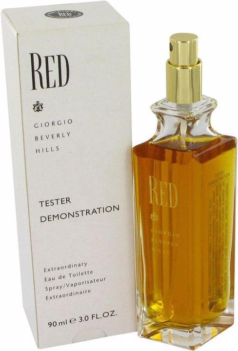 Actual product image Giorgio Beverly Hills RED by Eau de Toilette Spray (Tester) 90 ml (Eau de toilette, 90 ml)