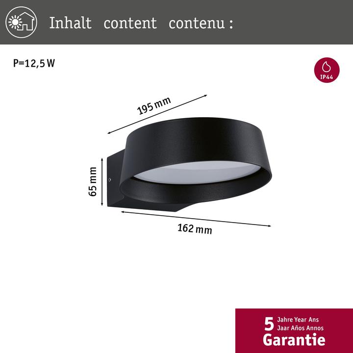 Image du produit Paulmann Capea Grand (1200 lm, IP44)