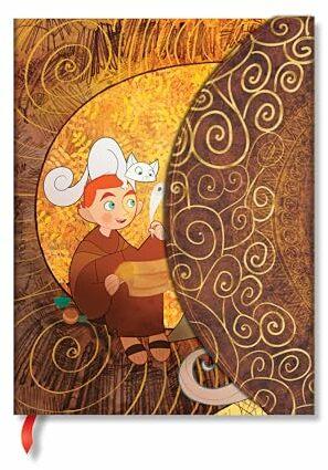 Actual product image Paperblanks The Secret of Kells (Irish Folklore Trilogy) Ultra Lined Hardcover Journal (Wrap Closure) (Plain, Hardcover)