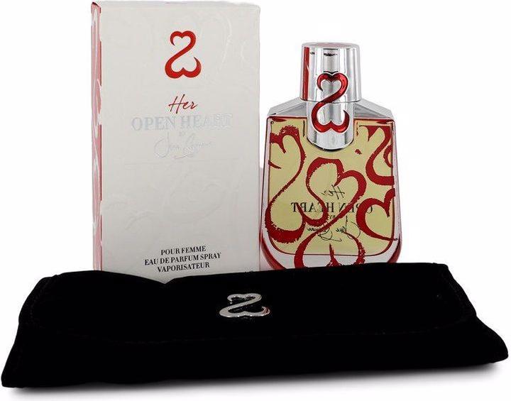 Actual product image Jane Seymour Her Open Heart by Eau de Parfum Spray with Free Jewelry Roll 100 ml (Eau de parfum, 100 ml)
