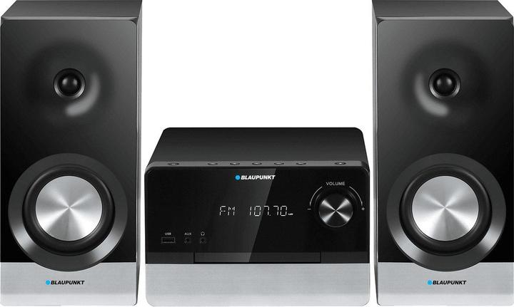 Blaupunkt Mikrowieża MS40.2BT czarny (Bluetooth, CD Player, 2x 50 W)