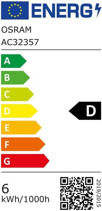 Energie-Label Osram Led Retrofit Classic P (E27, 60 W, 806 lm, 1 x, D)