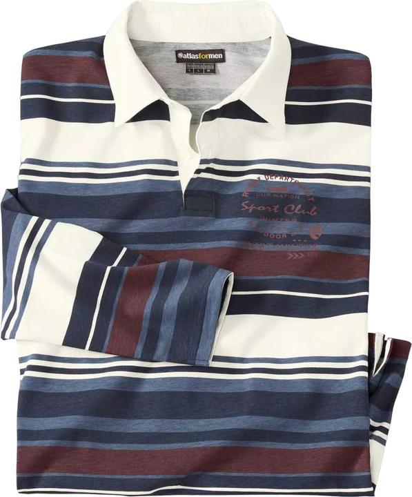 Immagine prodotto Atlas For Men Polo uomo a maniche lunghe a contrasto (XL)