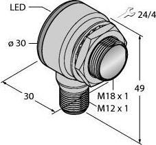 Actual product image Turck Through-beam sensor