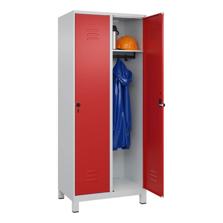 Produktbild C+P Garderobenschrank Classic Plus, Abteilbreite 40 cm, mit Füssen (80 cm, 185 cm)