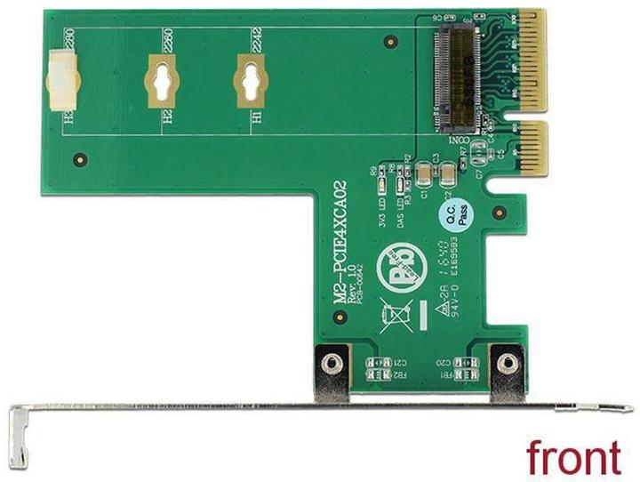 Actual product image Delock PCI Express x4 controller,landscape format