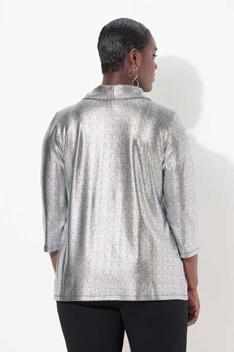 Immagine prodotto Ulla Popken Maglia classica con scollo a goccia e maniche a 3/4 (56)