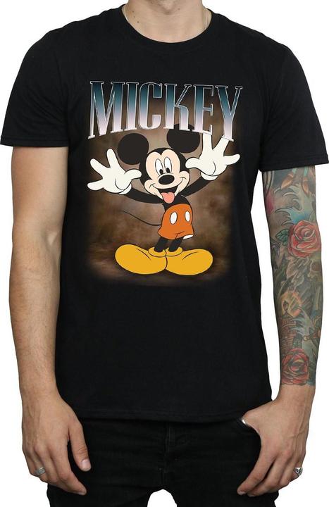 Actual product image Disney Mens Mickey Mouse Tongue Montage T-Shirt (3XL)
