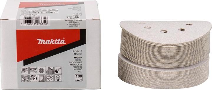 Image du produit Makita Papiers abrasifs Ø 125 mm (100)