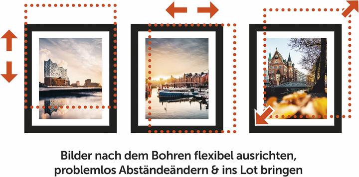 Produktbild Die Höhle der Löwen Flexylot Bildaufhängung Basic 3er-Set (Verlegeset)