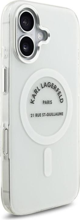 Actual product image Karl Lagerfeld - IML Karl RSG Logo MagSafe (KLHMP17SHKRSGPT) - iPhone 17 - Transparent (Apple iPhone 17)