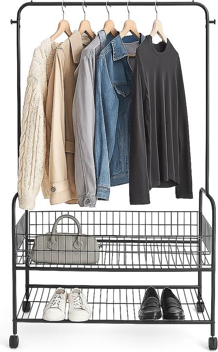 Actual product image Relaxdays Coat rack