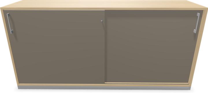 Actual product image Narbutas Choice sliding door cabinet (160 x 40 x 76 cm)