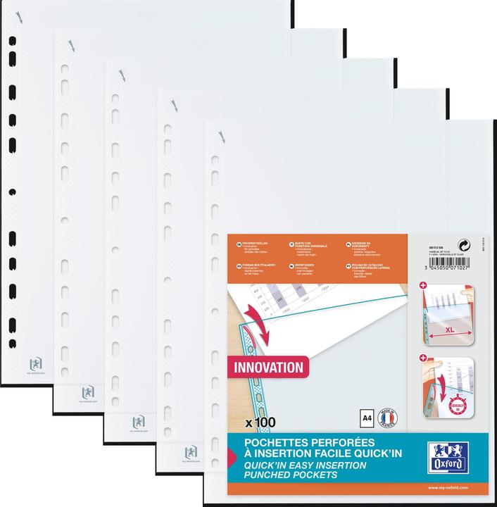 Productafbeelding Elba Brochurehoes A4 QUICK IN 400012936 PP kristalhelder 100 stuks/verpakking. (A4, 100x)