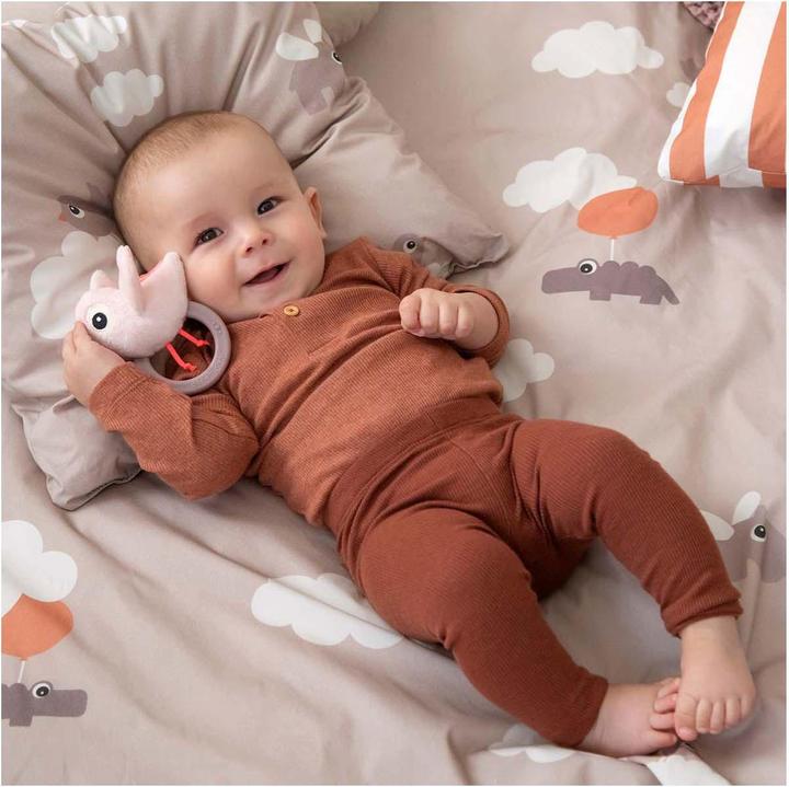 Immagine prodotto Done by Deer Sonaglio con anello per la dentizione Birdee Rosa