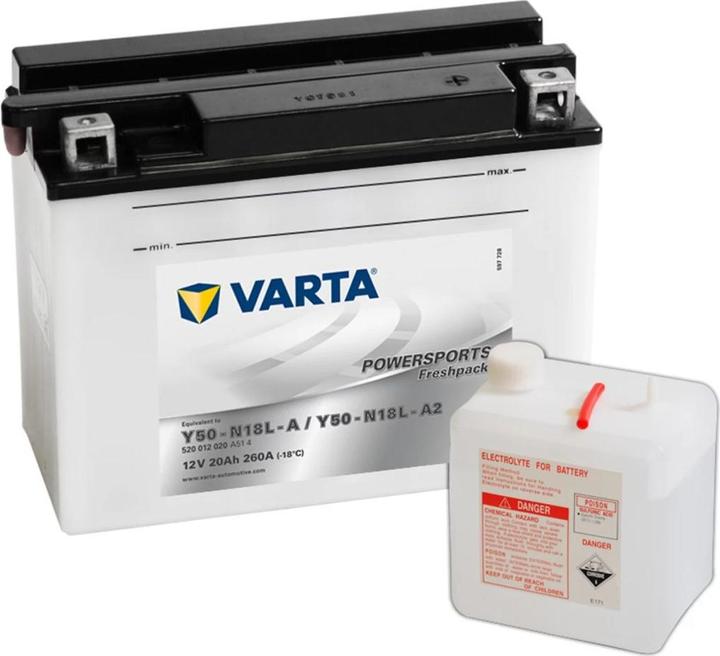Actual product image Varta Powersports (12 V, 20 Ah, 260 A)