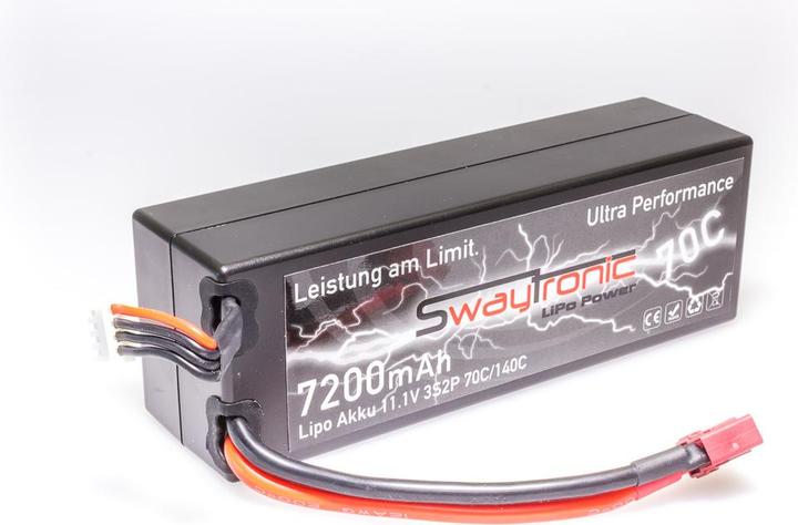 Actual product image Swaytronic HC 3S 11.1V 7200mAh 70C/140C T (11.10 V, 7200 mAh)