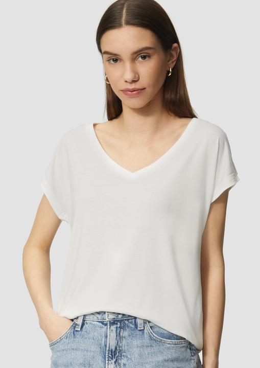 Image du produit S.Oliver T-Shirt Locker geschnittenes T-Shirt im Modalmix (XS)