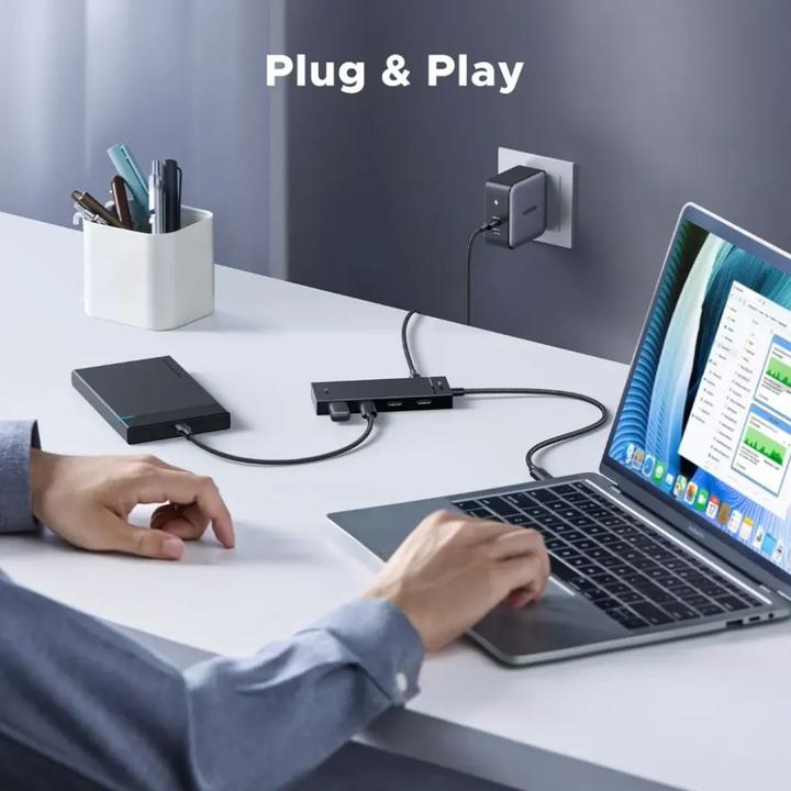 Produktbild Ugreen USB-C Hub auf 4x USB-C 3.2 / 1x USB-C 100W PD (USB-C, 5 Ports)