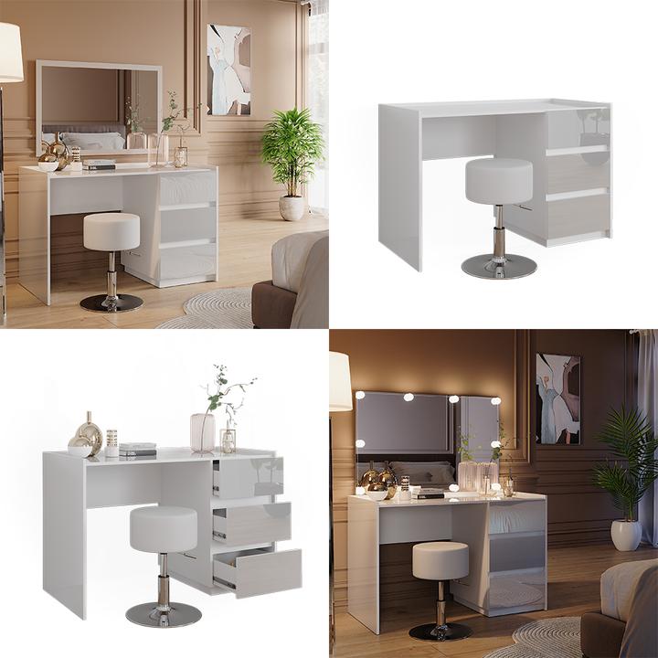 Actual product image Vicco Marla with stool (120 x 60 x 78.60 cm)