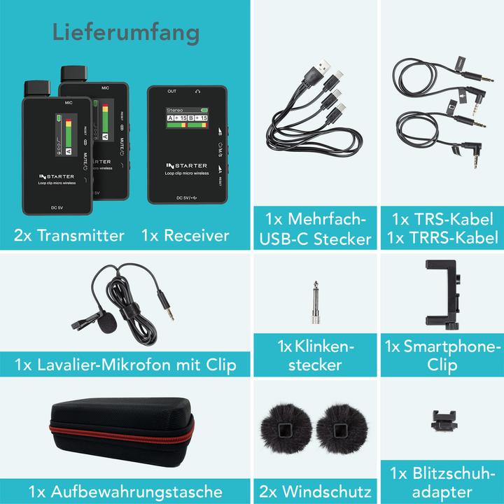 Immagine prodotto Wiltec Loop Clip Micro Kit Wireless3 - 3,5