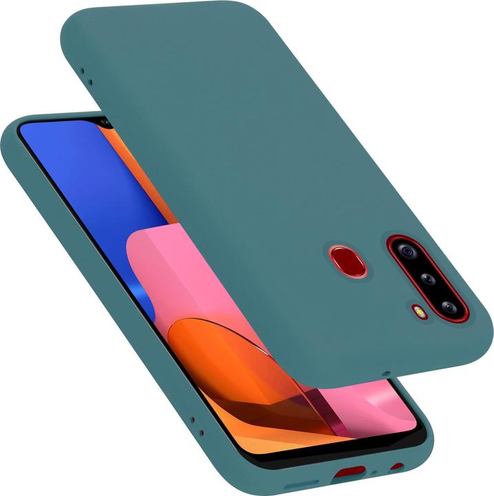 Immagine prodotto Cadorabo Copertura della cassa del silicone liquido TPU (Samsung Galaxy A21)