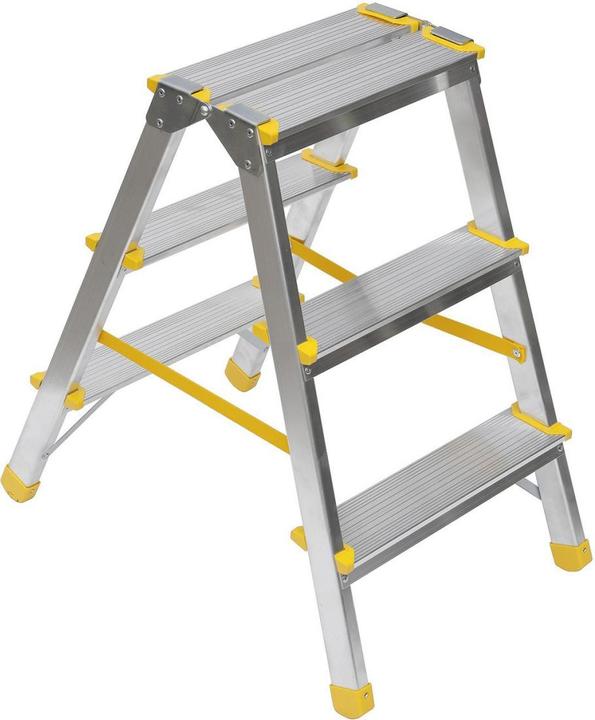 Produktbild Puag Doppelstufenleiter 2 x 3 Stufen (Stehleiter, 68 cm)