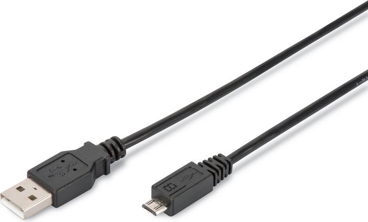 Actual product image Digitus USB 2.0 connection cable, Type A - micro B, Pack of 10 pcs (1 m, USB 2.0, 2.50 W)
