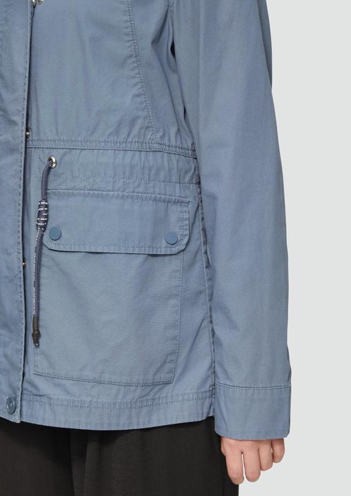 Image du produit S.Oliver Outdoor-Jacke Baumwolljacke mit Tunnelzug in der Taille (M)
