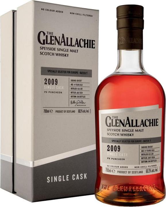 The Glen Allachie 2009 14 Year Old PX Puncheon Cask 804307 (Single Malt, 1 x 70 cl)