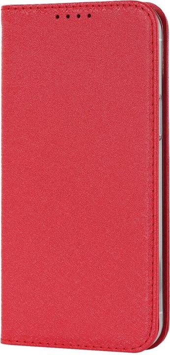 Actual product image Cover-Discount iPhone 14 - Silk Texture Flip Case red (Apple iPhone 14)