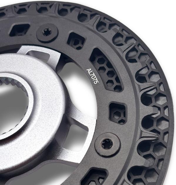 Productafbeelding e*13 e*spec Turbocharger Race, DJI Avinox, 104 BCD Spider plus 34 Z. Bashguard, 55mm /Offset 8 (34)