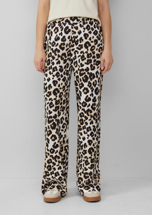 Image du produit S.Oliver Hose Wide-Leg Hose mit Leo-Muster (36)