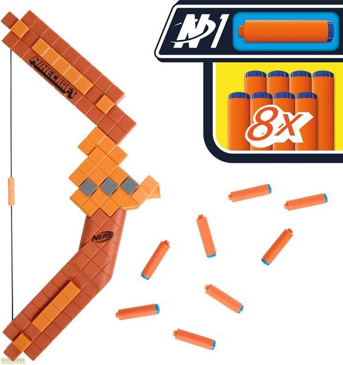 Actual product image Nerf Minecraft Bow